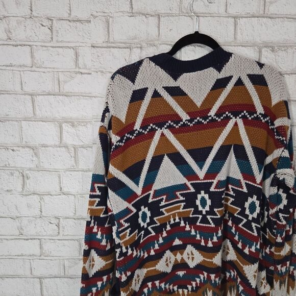 H&M Divided aztec print sweater cardigan - Picture 6 of 12